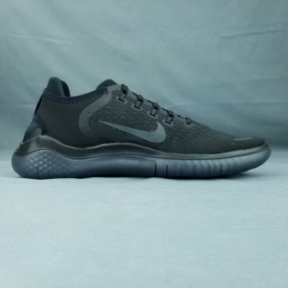 Nike Free RN 2018 Men's Running Shoes Black/Anthracite 942836 002 Sizes 8-15 - Picture 3 of 7